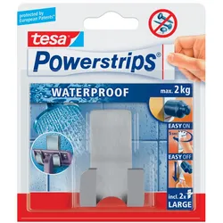 tesa Powerstrips® Waterproof Rasiererhalter Zoom Metall