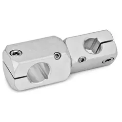 475-B16-B16-MT Verdrehbare Kreuz-Klemmhalter, Aluminium