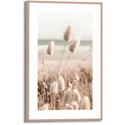 Reinders Wandbild 20 x 30 cm Romantic Grasses Holz Beige