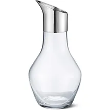 Georg Jensen - Sky Wasserkrug, Glas, Edelstahl,