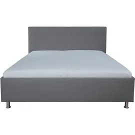 Alina Polsterbett ALINA "Steven", grau (grau tls 39), B:178cm H:106cm L:210cm, Betten, Polsterbett, wahlweise mit Matratze und Lattenrost, in diversen Ausführungen