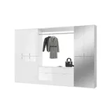 xonox.home Projekt X Garderobenschrank 273 x 34 x 193 cm weiß