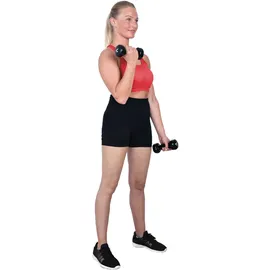 Christopeit Sport Vinylhantel-Set 2 x 5 kg Kurzhanteln schwarz