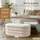 Blumtal Sitzhocker mit Stauraum Bouclé 45 x 42,5 x 110 cm Beige