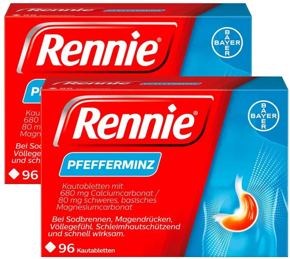 Rennie Pfefferminz gegen Sodbrennen Kautabletten