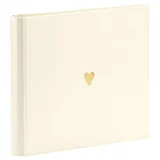 RÖSSLER Papier 18777150006 Gästebuch u. Fotobuch Pure Love, - 60 Seiten, 220 x 230 mm