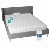 Matrazenschoner Topper - 90x200 cm | wie ein Spannbettlaken | Öko-Tex Standard