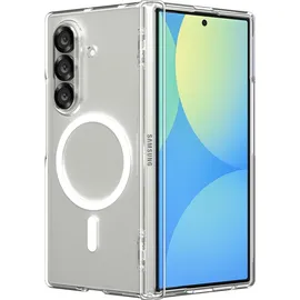 SPIGEN Galaxy Z Fold7 Ultra Hybrid Pro MagSafe Hülle Transparent-Weiß