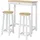 SoBuy Bartisch 95 x 40,01 x 107,01 cm Weiß