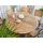 Beliani Tolve Gartentisch 150 x 150 x 74 cm Hellbraun