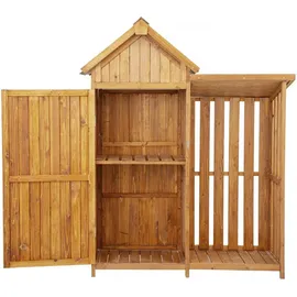 habitat garten Gartenschrank 1,36 x 0,57 m Braun