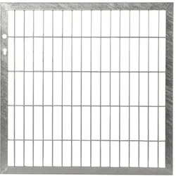 MR-Shop Doppelstabmatten Torflügel 6/5/6, Feuerverzinkt, 1992 mm x 2000 mm