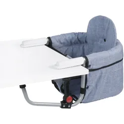 Tischsitz CHIC4BABY "Relax, Jeans Blue", Baby, blau (jeans blau), Aluminium, Kunststoff, Tischsitze, platzsparend zusammenfaltbar