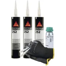 vasalat Klebstoff Sikaflex 252 schwarz 900 ml