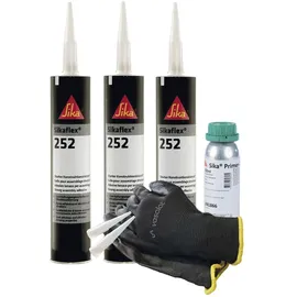 vasalat Klebstoff Sikaflex 252 schwarz 900 ml