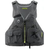 NRS Schwimmweste NRS Angler-Schwimmweste Chinook Fishing PFD Dunkelgrau, XS/M grau XS/M