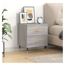 vidaXL Nachtschrank Grau Sonoma 40 x 35 x 47,5 cm Holzwerkstoff