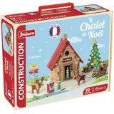 JeuJura - Das Weihnachtshaus – 90 Teile – Bauspiele im Koffer aus Karton – ab 5 Jahren – Beweglichkeit – Kreativität – Handhabung – inklusive Katalog – 8094