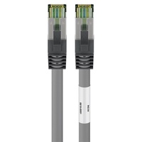 Goobay CAT 8.1 Netzwerkkabel, S/FTP (PiMF), Grau