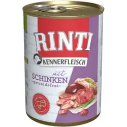 Hunde - Nassfutter RINTI Adult Kennerfleisch mit Schinken