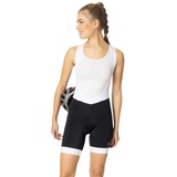 Odlo Damen Radshorts mit Trägern Zeroweight white - black, S