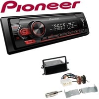 Pioneer 1-DIN Autoradio USB AUX Android Einbauset für Mitsubishi