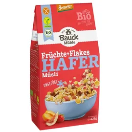 bauck mühle Bauckhof Hafer Müsli Früchte + Flakes bio