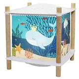 Trousselier 6260010 - Magisches Nachtlicht mit Musik, Kinder Schlaflicht Ozean, Einschlafhilfe mit Schreidetektor, Laterne ReVOLUTION 2.0