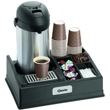 Bartscher Kaffeestation 1190 für 1 Isolierkanne 44 x 14,5 x 34 cm