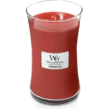 Woodwick Cinnamon Chai Duftkerze 275 g rot