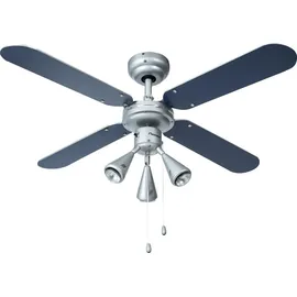 Bestron Deckenventilator 102 cm Silber/Blau
