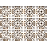 queence Fliesenaufkleber »Mosaik Muster«, braun