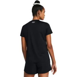 Under Armour Tech Solid Trainingsshirt Damen 001 black/white XL