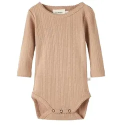 Lil'Atelier Langarmbody Nbfrachel Almondine, 62