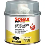 Sonax AuspuffReparaturSet (200 g) verschließt größere Risse, Löcher & undichte Stellen dauerhaft, schnell & absolut gasdicht | Art-Nr. 05531410