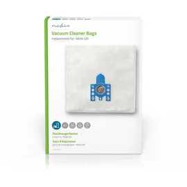 Nedis Staubsaugerbeutel | 4 Stück | Synthetik | Meist verkauft für: Miele | Weiss