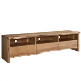 Massivmoebel24 TV-Board Akazie 191x45x50 natur lackiert pure acacia 109