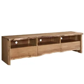 Massivmoebel24 TV-Board Akazie 191x45x50 natur lackiert pure acacia 109