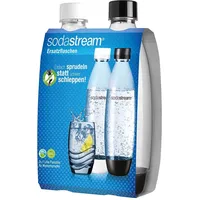 Sodastream Fuse PET-Flasche 2 x 1 l schwarz/weiß