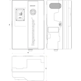 DEHOUST Regenmanager RM3 0,80 m grau