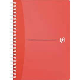 Oxford Collegeblock My Colours Spiralbuch kariert DIN A5 ohne Rand, 1 Block