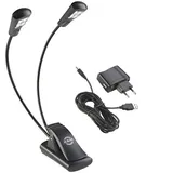 K&M 12245 Notenpultleuchte Double4 LED FlexLight