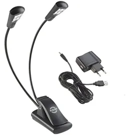 K&M 12245 Notenpultleuchte Double4 LED FlexLight