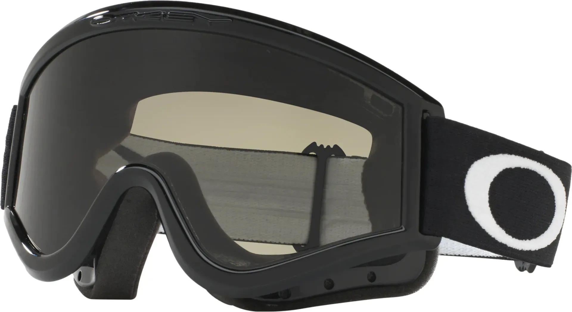 Oakley L-Fame Sand Jet Black Motorcrossbril, zwart