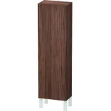 Duravit L-Cube Halbhochschrank 40 x 132 x 24,3 cm Nussbaum Dunkel