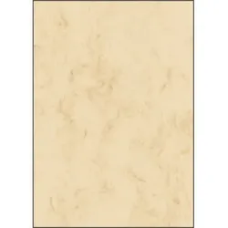 Design Papier A4 90g Marmor beige 25 Blatt