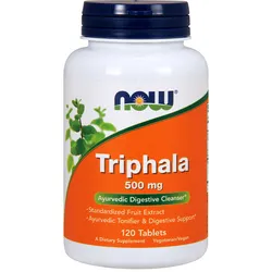 Now Foods Triphala 500 mg - Fruchtextrakt Tablette (120 Tabletten)