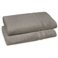 ZOLLNER Saunatuch,, Fango, 70x180 cm, Oeko-Tex® Standard 100, Freizeit,