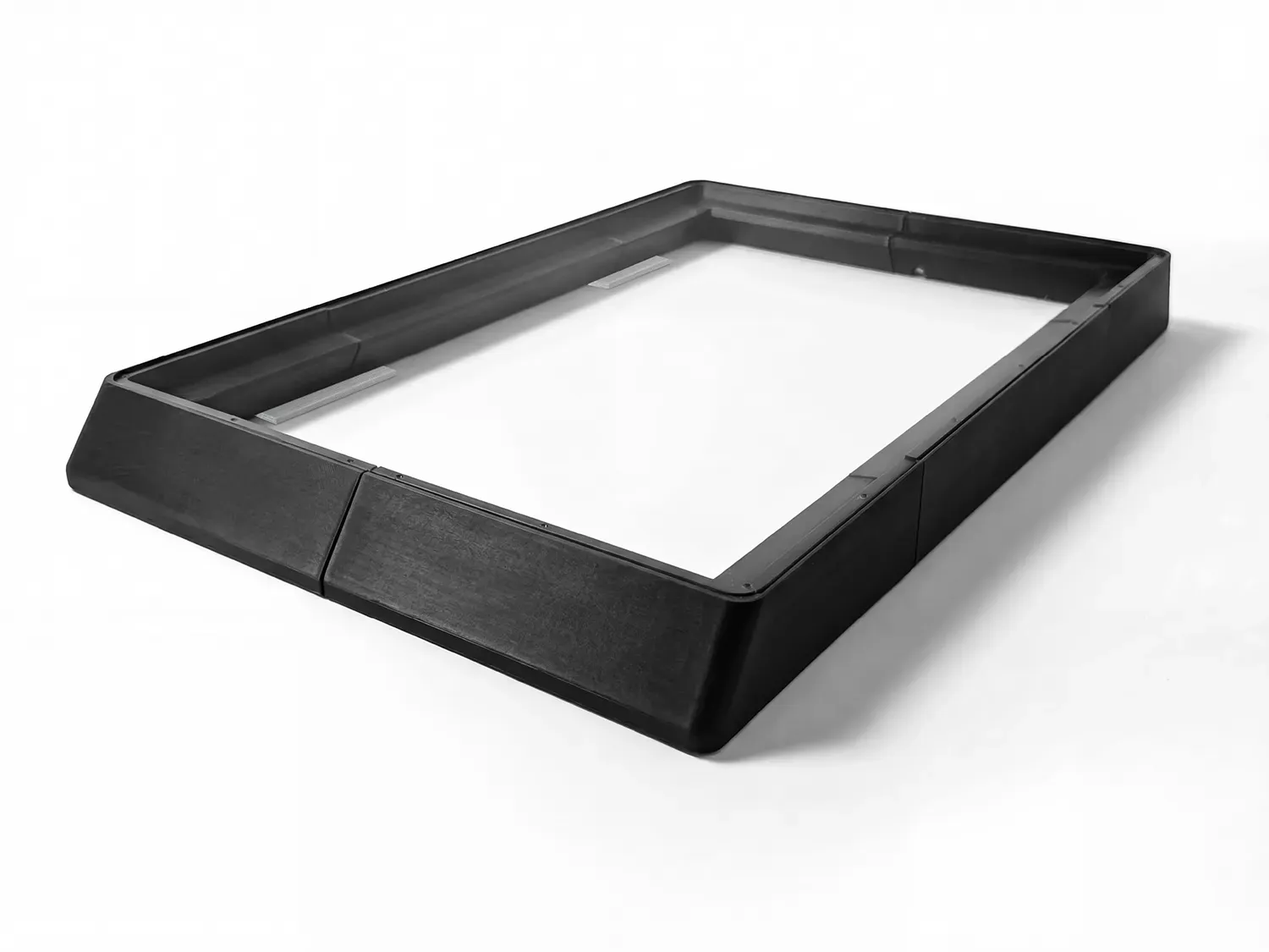 Flat Mount ASA mit Plexiglas schwarz für STARLINK STANDARD