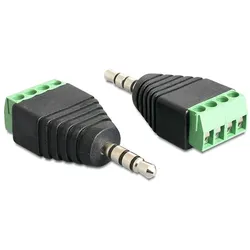 Adapter Terminalblock - Klinkenstecker 3,5mm 4 Pin